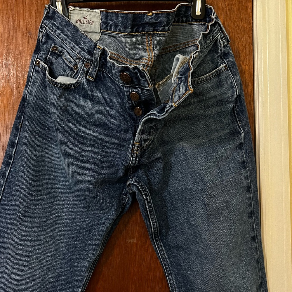 Hollister slim straight mens jeans 34x32